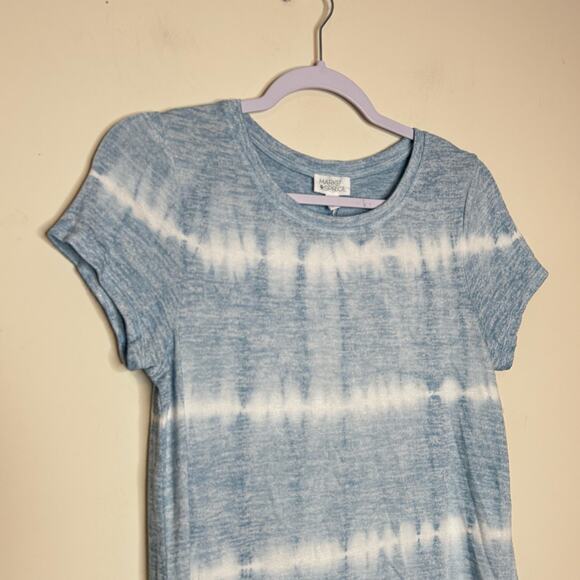 Market & Spruce Tie Dye T-Shirt Blue NWOT Size XS Short Sleeve Crewneck - Picture 3 of 8